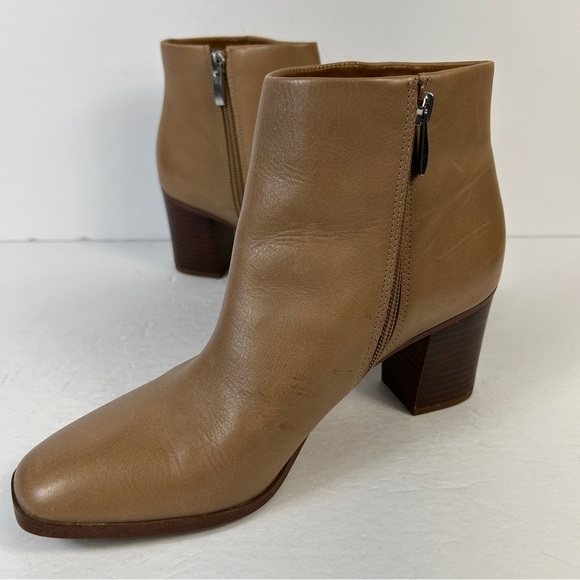 Franco Sarto Tan Ankle Boots 8.5 - Picture 3 of 10